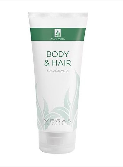 Gel Duche & Champô Aloe Vera – Limpeza Suave Corpo e Cabelo